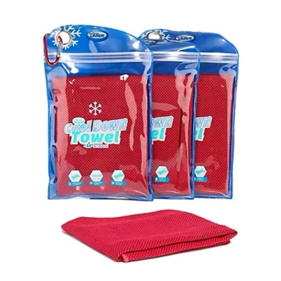 Afbeelding van Cool Down Towel Koelhanddoek 3x Rood