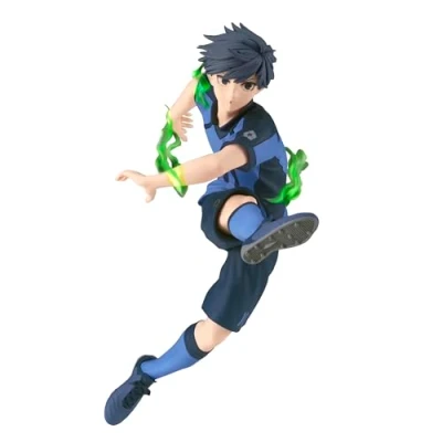 Afbeelding van Blue Lock Figure Yoichi Isagi with Green Flames