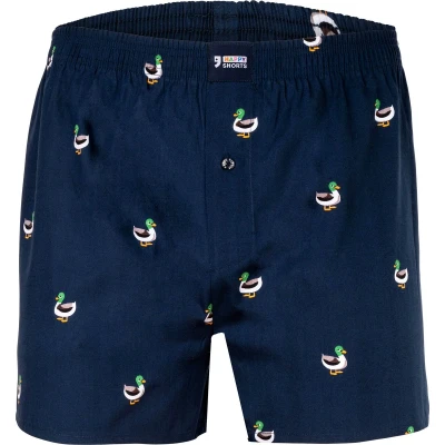 Afbeelding van Happy Shorts WIDE Mouse WITH Hearts Boxershort, Heren, Maat: Large, Duck