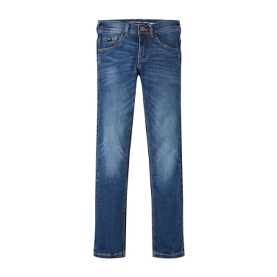 Afbeelding van Tom TAILOR Jongens Slim Jeans 1029985, 10119 Used Mid Stone Blue Denim, 176