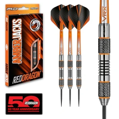 Afbeelding van RED DRAGON Amberjack 5: Steeltip Tungsten Dartpijlen Professioneel 24 gram