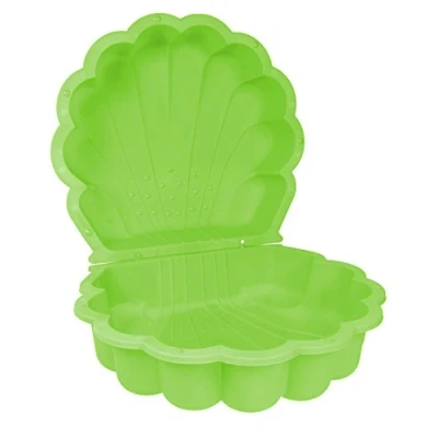 Afbeelding van Ondis24 Waterschelp, zandbak, 2 delig, van kunststof, schelp met deksel (87 cm, appelgroen)