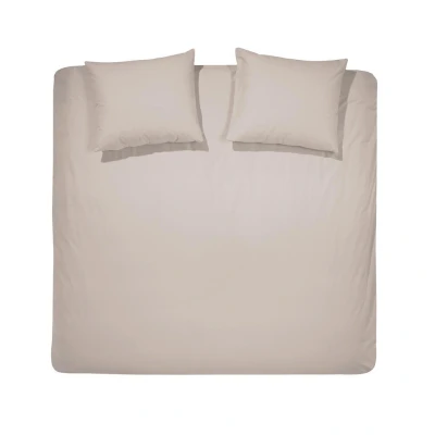 Afbeelding van Dekbedovertrek Flanel Taupe