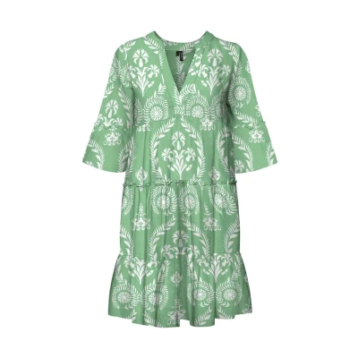 Afbeelding van Vero Moda Vmdicthe 3/4 Tunic Tuniek, Dames, Maat: Small, Katydid