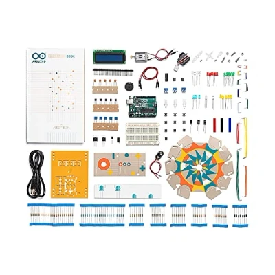 Afbeelding van Officiële Arduino Starter Kit voor beginner K000007 [Engels projecten boek]