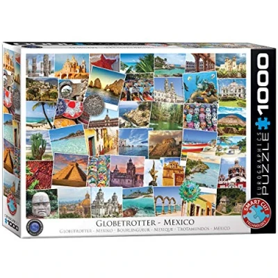 Afbeelding van Eurographics puzzel Globetrotter Mexico 1000 stukjes
