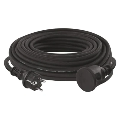 Afbeelding van EMOS verlengkabel 20 m Schuko, rubberen voor buiten (IP44), H07RN F3G 1,5 mm2