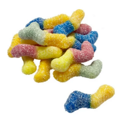 Afbeelding van Matthijs Veggie Neon Worms 1 kg