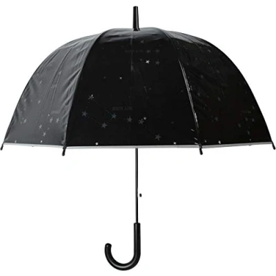 Afbeelding van Esschert Design paraplu Sterrenhemel auto 81 cm polyester zwart