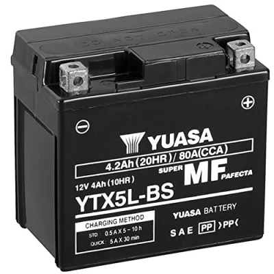 Afbeelding van Yuasa YTX5L WC YTX 12V 4.2Ah AGM