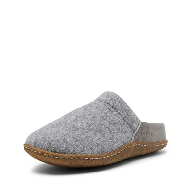 Afbeelding van Sorel Dames Nakiska Scuff Low Top Slippers, Grijze steengroeve natuurlijk 052, 43 EU