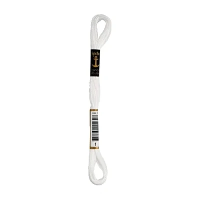 Afbeelding van Anchor Sticktwist 4635000 00001 wit borduurgaren, 100% katoen