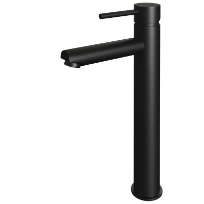 Afbeelding van Brauer BlackEdition Wastafelmengkraan opbouw hoog model a mat zwart