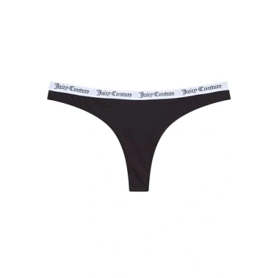 Afbeelding van Juicy Couture 3 x Dana Cotton String MULTIPACKS X3, zwart, S