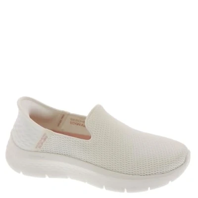 Afbeelding van Skechers Go Walk Flex Slip Ins Relish Sneakers voor dames, crèmewit, 38 EU, crème wit, EU Breed