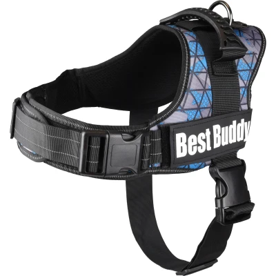 Afbeelding van Hondentuig Best Buddy Pluto Blauw Triangle L