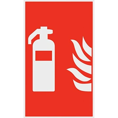 Afbeelding van Metafranc Instructieplaatje symbool: brandblusser 250 x 150 mm/bewegwijzering/informatiebord/brandblusser/eerstehulpmarkering/veiligheidsmarkering/commerciële etikettering / 500040