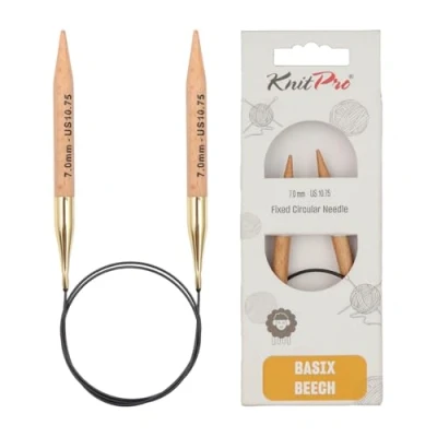 Afbeelding van KnitPro K35324 Rondbreinaald, bruin, 60 cm x 7 mm