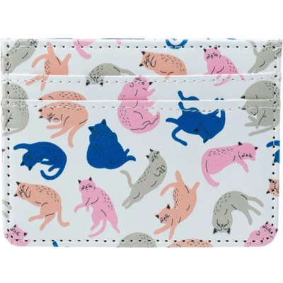 Afbeelding van Kaarthouder Cat&#039;s Life Stoffen RFID Bescherming Anti Skim 7,5x10x0,2cm