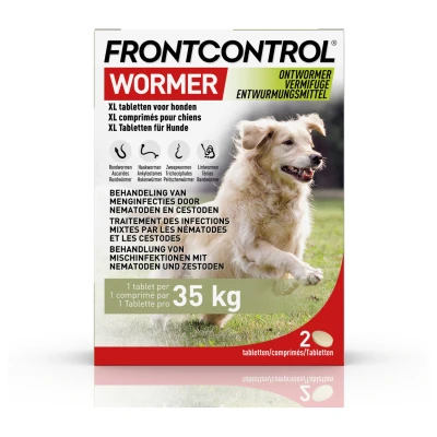 Afbeelding van Frontcontrol Wormer Ontworming tabletten Hond XL 2
