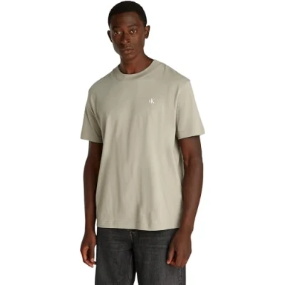 Afbeelding van Calvin Klein Jeans Painted TEE Tshirt print, Heren, Maat: Small, Laurel oak