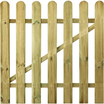 Afbeelding van Intergard Tuinhek poortje grenen hekwerk 60x100cm