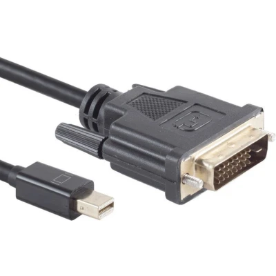 Afbeelding van Mini DisplayPort 1.2 naar DVI kabel (4K 30 Hz) / zwart 2 meter