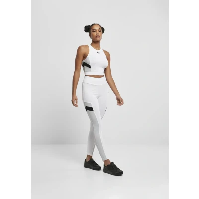 Afbeelding van Starter Cropped Top, Dames, Maat: Small, White/black
