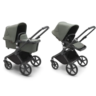 Afbeelding van Bugaboo Fox Cub Kinderwagen Compleet Black Forest Green