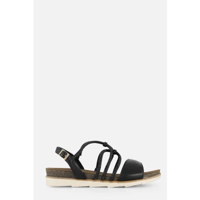 Afbeelding van MARCO TOZZI MT Soft Lining Dames Slippers en Sandalen BLACK COMB MAAT 42