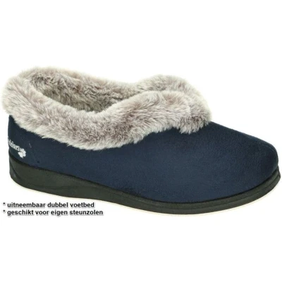 Afbeelding van Padders Dames blauw donker pantoffels maat 41