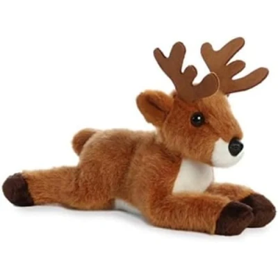 Afbeelding van Aurora Knuffel Mini Flopsie Hert Bruin 20,5 Cm