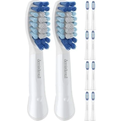 Afbeelding van demirdental Vervanging voor Oral B Pulsonic reserveborstels, medium reserveborstels dagelijkse reiniging, SR32 10, 10 stuks