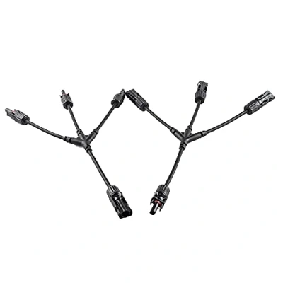 Afbeelding van Offgridtec® 3 voudige aansluitbussen T stekker zonne incl. 20 cm 6 mm² kabelverlenging.