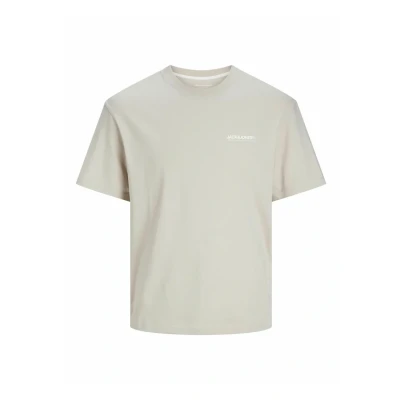 Afbeelding van Jack &amp; Jones LOGO Rundhals Tshirt basic, Heren, Maat: Small, Moonbeam