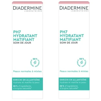 Afbeelding van DIADERMINE Matifying Day Hydraterende PH7 Essenti�le verzorging 50 ml