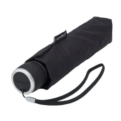 Afbeelding van Paraplu miniMAX® opvouwbaar handopening windproof doorsnede 100 cm zwart