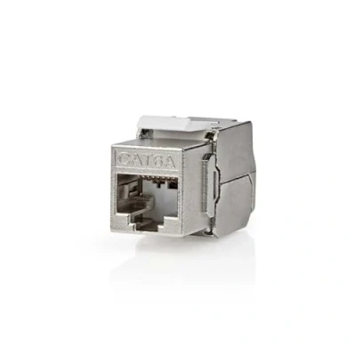 Afbeelding van Keystone CAT6a RJ45 Female S/FTP Metaal Doos Nedis