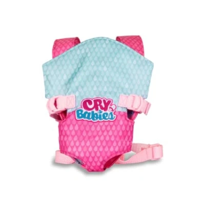 Afbeelding van Cry Babies Babydrager Poppendrager, draagbaar voor en achter, draagstoel; poppenaccessoires poppen alle 30 cm perfect speelgoed kinderen vanaf 3 jaar
