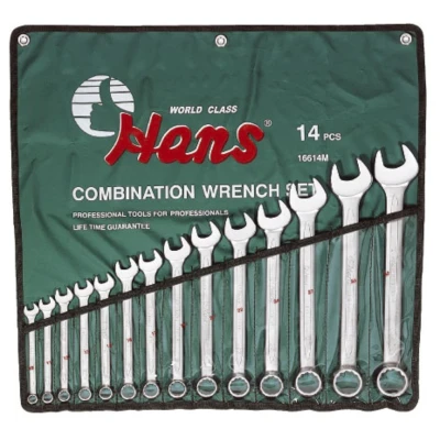 Afbeelding van Schroeven en steeksleutelset HANS 14st 10 24 27 30 32mm