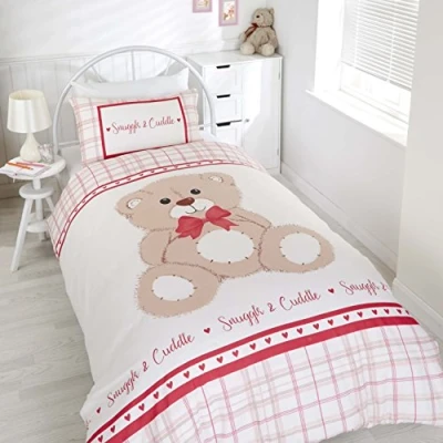 Afbeelding van Dekbedovertrek Snuggle &amp; Cuddle rood Eenpersoons