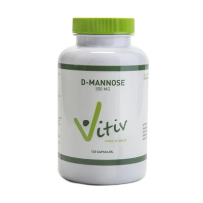 Afbeelding van Vitiv D Mannose 120 capsules