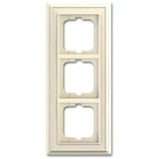 Afbeelding van Abb busch jaeger afdekraam 3 voudig dynasty ivoor 2cka001754a4675