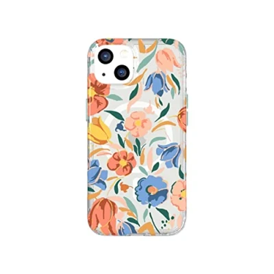 Afbeelding van tech21 Evo Art iPhone 13 bloemenboeket compatibel met Apple Magsafe geïntegreerde beschermhoes 3,7 m bescherming tegen meerdere vallen