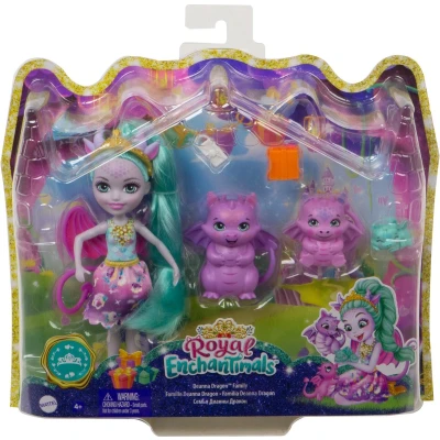 Afbeelding van Mattel Enchantimals Drakenfamilie