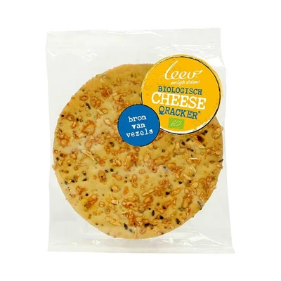 Afbeelding van Leev bio Kaas Qrackers 46g
