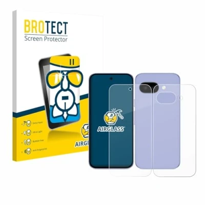 Afbeelding van BROTECT Screenprotector voor Google Pixel 9a (Voor+Achter) Folie Beschermfolie Beschermglas transparant