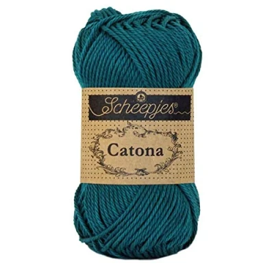 Afbeelding van Scheepjes Catona 25gr 401 Dark Teal