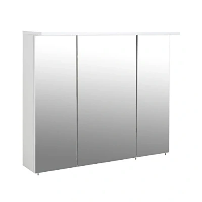 Afbeelding van Schildmeyer Spiegelkast Profiel 16 Breedte 90 cm, 3 deurs, ledverlichting, schakelaar /stekkerdoos