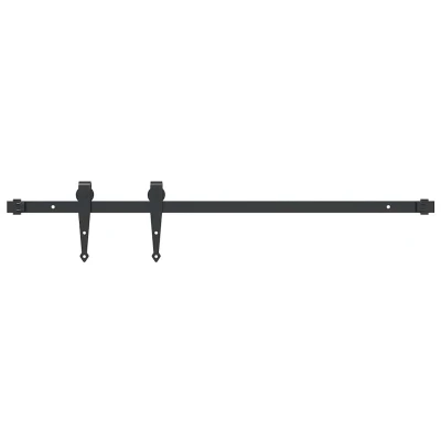 Afbeelding van vidaXL Ophangset voor schuifdeur 91 cm koolstofstaal